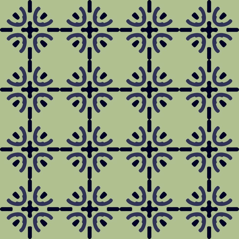 verde azul turquesa aqua menthe mandala arte desatado padronizar floral criativo Projeto fundo vetor ilustração