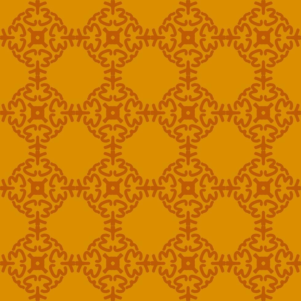 amarelo laranja mandala floral criativo desatado Projeto fundo vetor