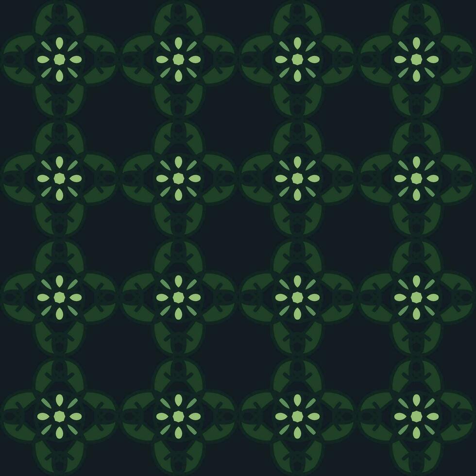 verde Oliva mandala arte desatado padronizar floral criativo Projeto fundo vetor ilustração