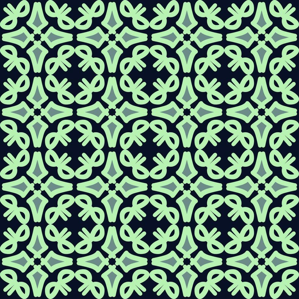 verde azul turquesa aqua menthe mandala arte desatado padronizar floral criativo Projeto fundo vetor ilustração