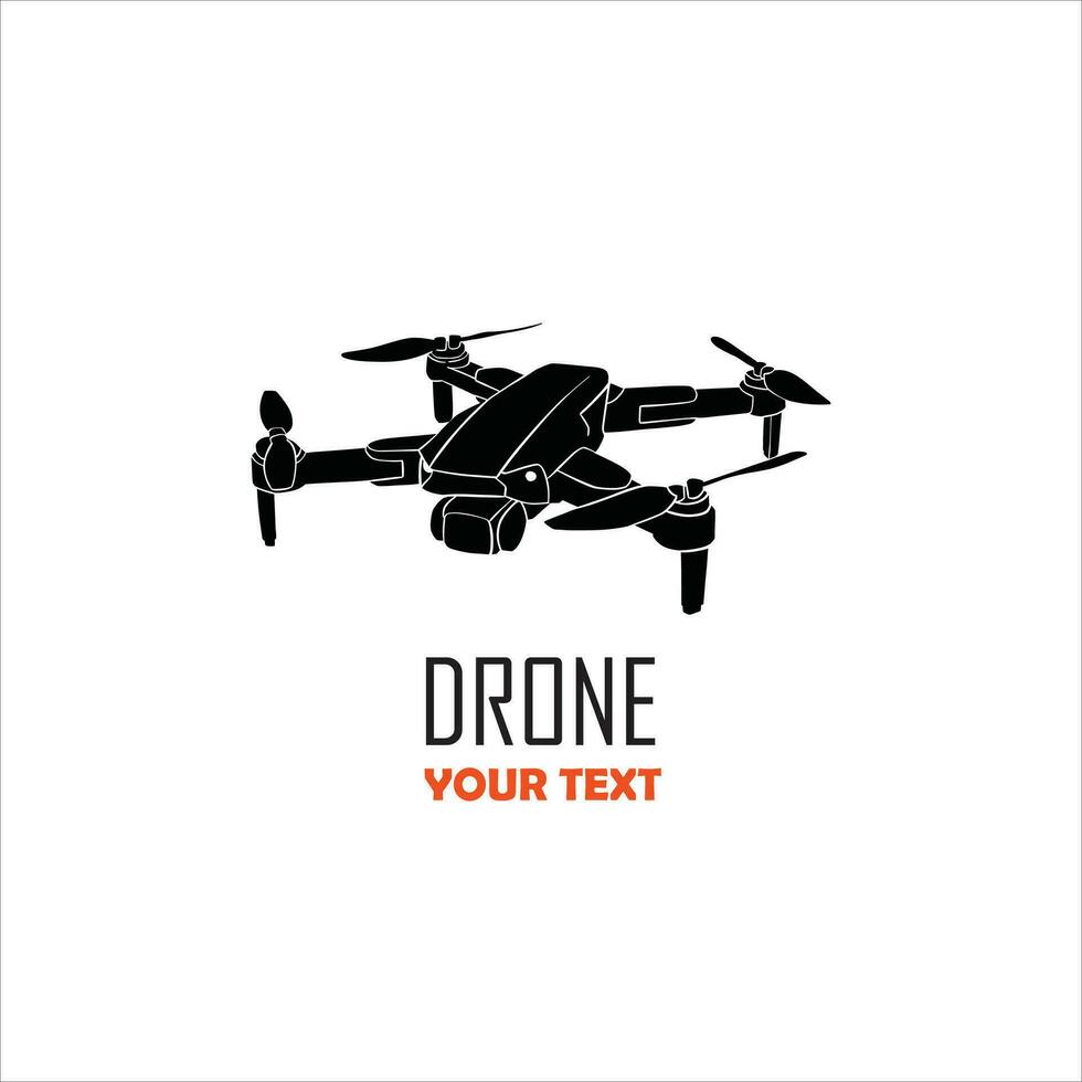 logotipo de vetor de drone. drone ícone moderno. sinal de ícone de drone para logotipo