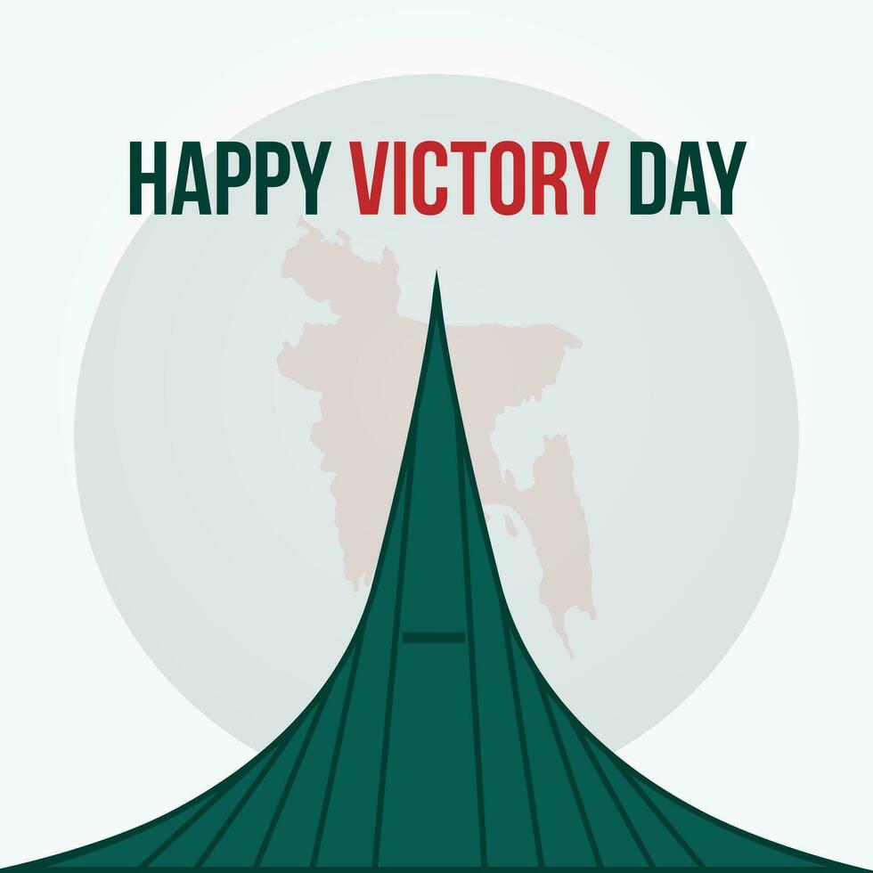 Bangladesh independência dia 16 dezembro independência dia postar modelo vetor