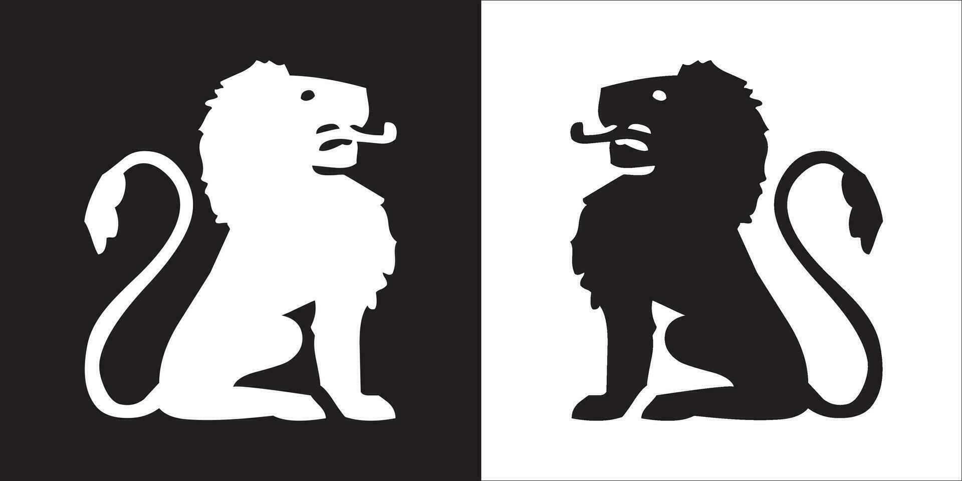 ilustração vetor gráficos do leão ícone