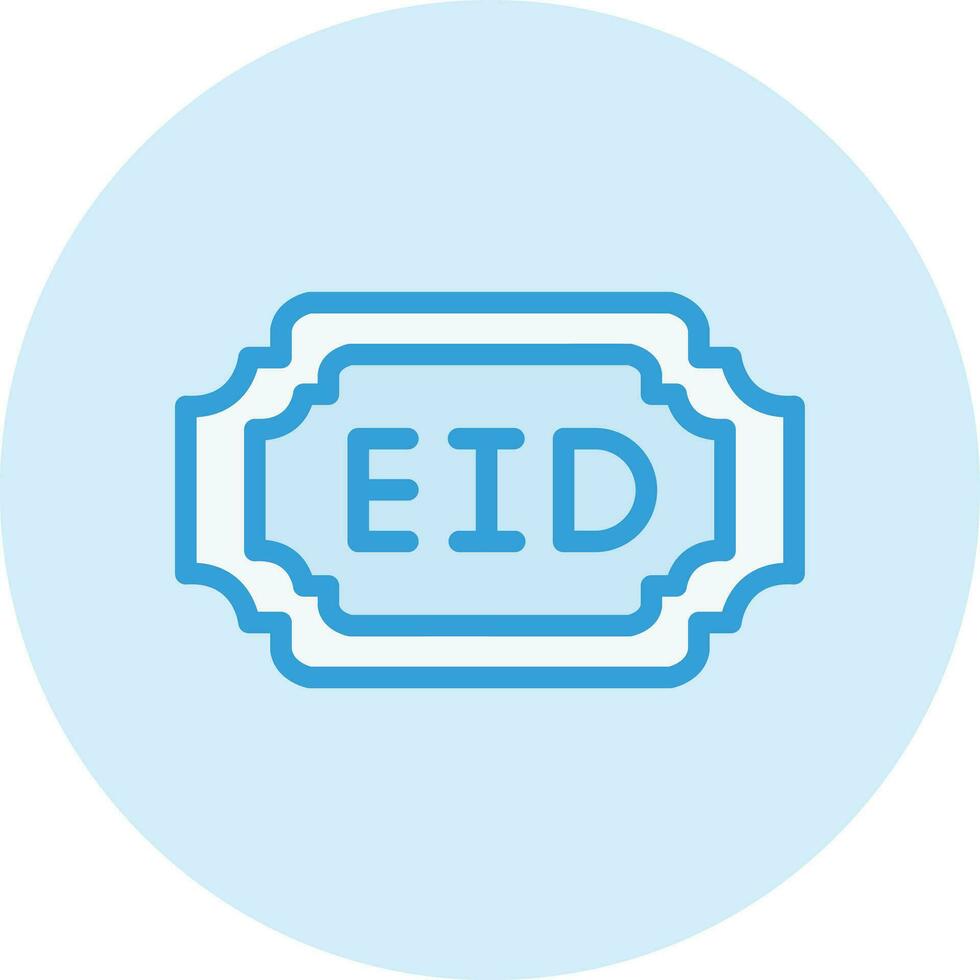 ilustração de design de ícone de vetor eid