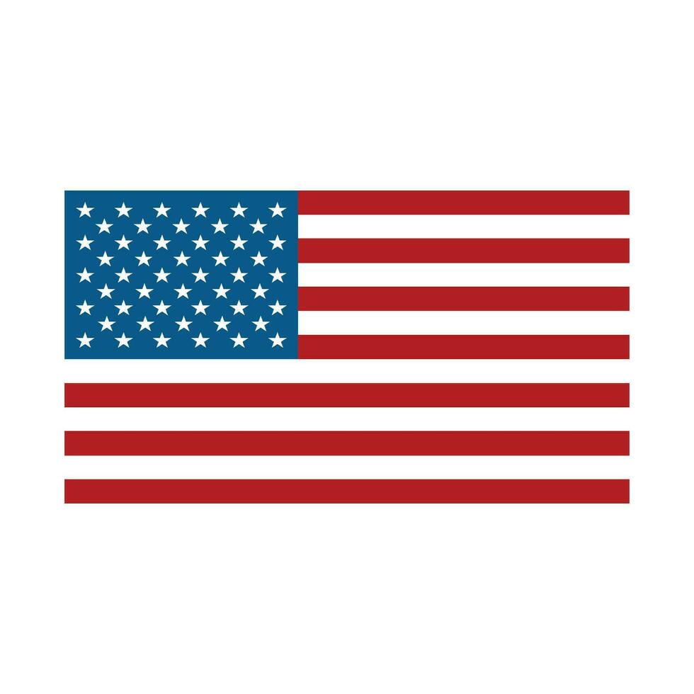 Unidos estados bandeira ícone vetor