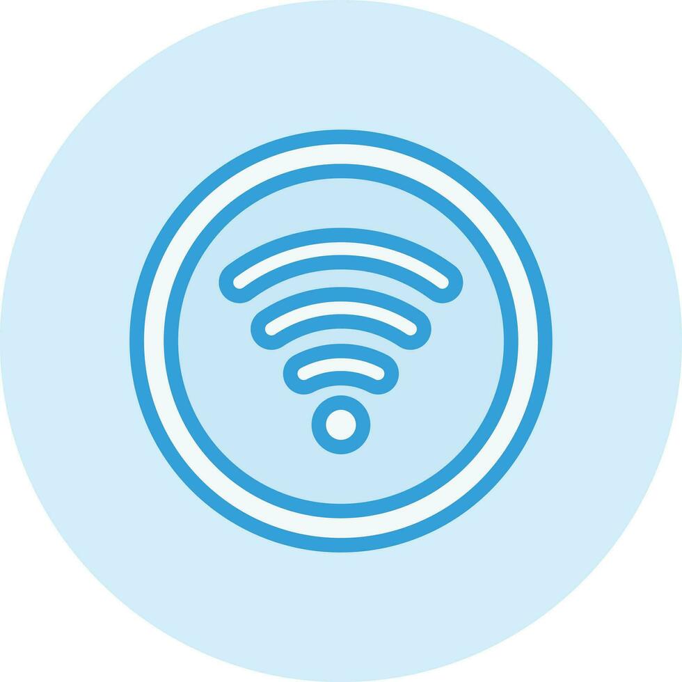 ilustração de design de ícone de vetor de sinal wifi