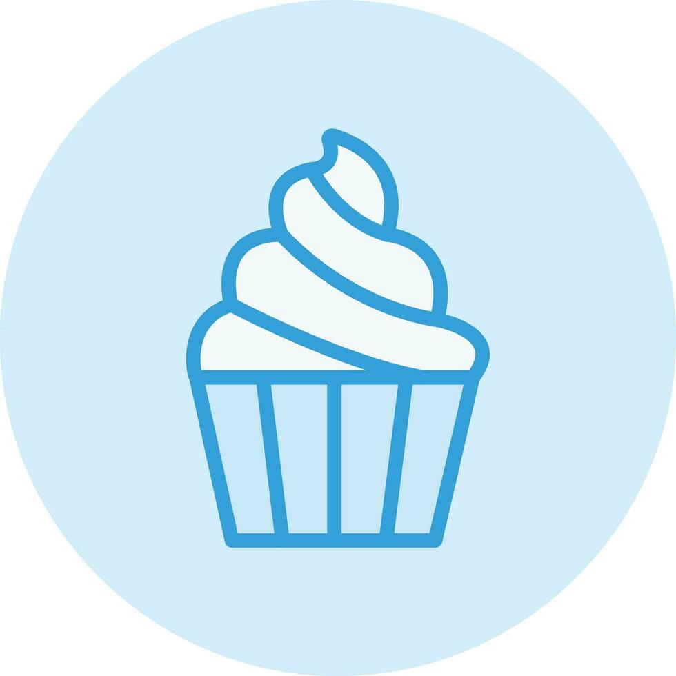 ilustração de design de ícone de vetor de bolo de xícara