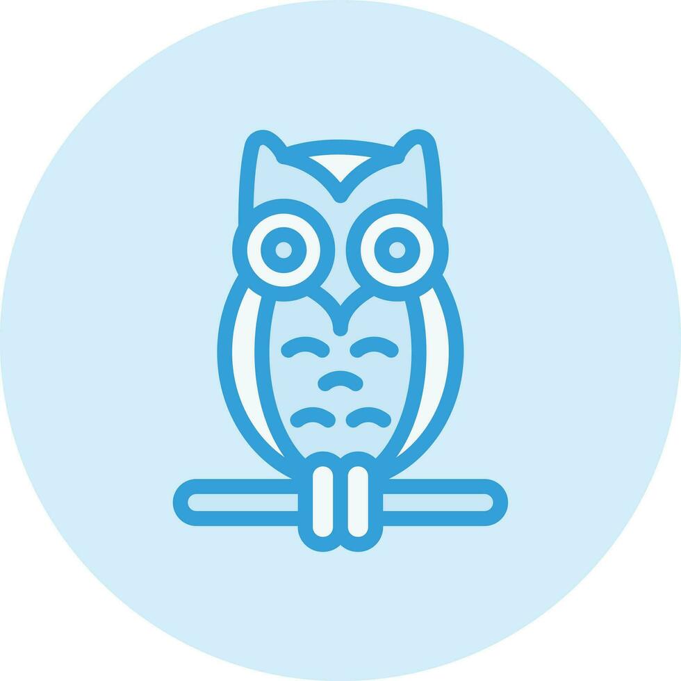 ilustração de design de ícone vetorial de coruja vetor