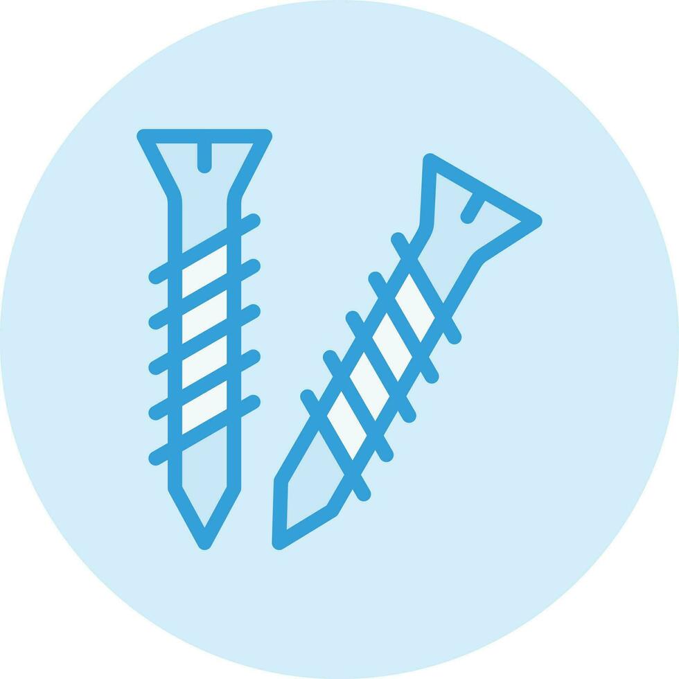 ilustração de design de ícone de vetor de parafusos