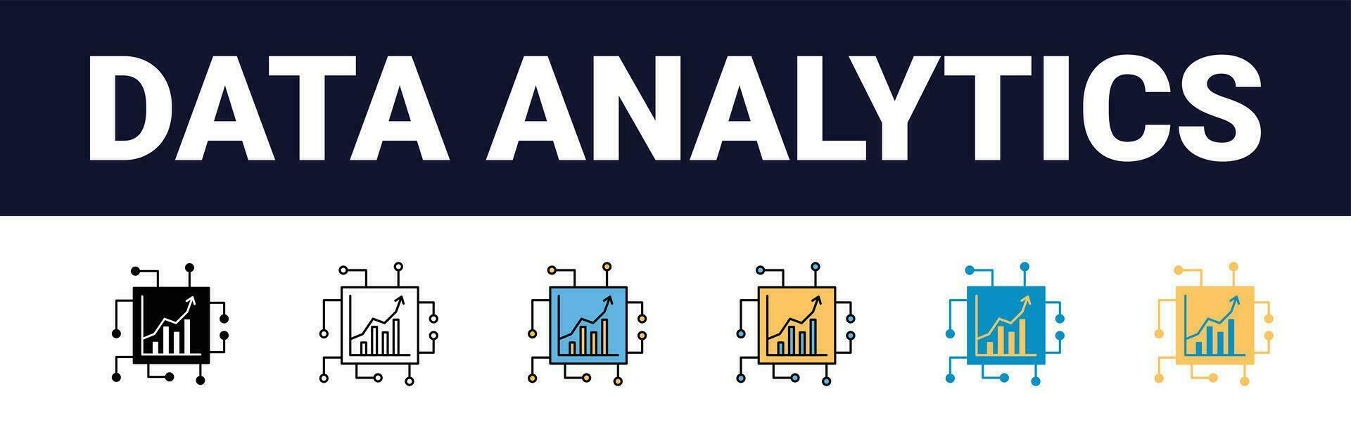 precisão intuições simplificado rede ícones para dados análise, Estatisticas, e analytics minimalista contorno, Preto e cor preencher coleção dentro vetor ilustração. calculadora, dados, base de dados,