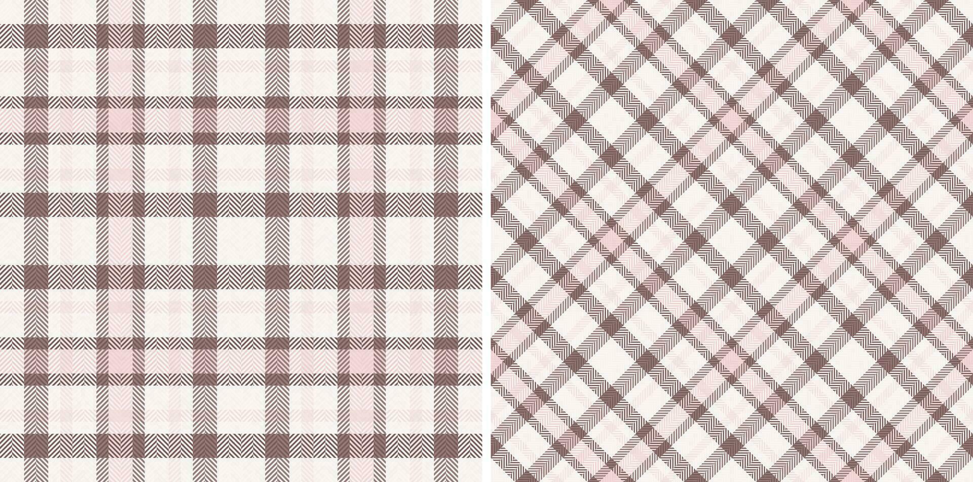 padronizar Verifica vetor do desatado tartan fundo com uma textura têxtil xadrez tecido. conjunto dentro pele cores. moderno tapete desenhos para casa decoração.