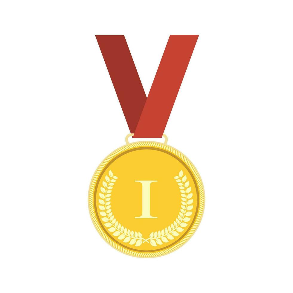 medalha ícone imagem. vetor