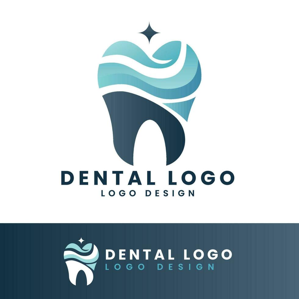 médico dentista dental logotipo Projeto vetor modelo