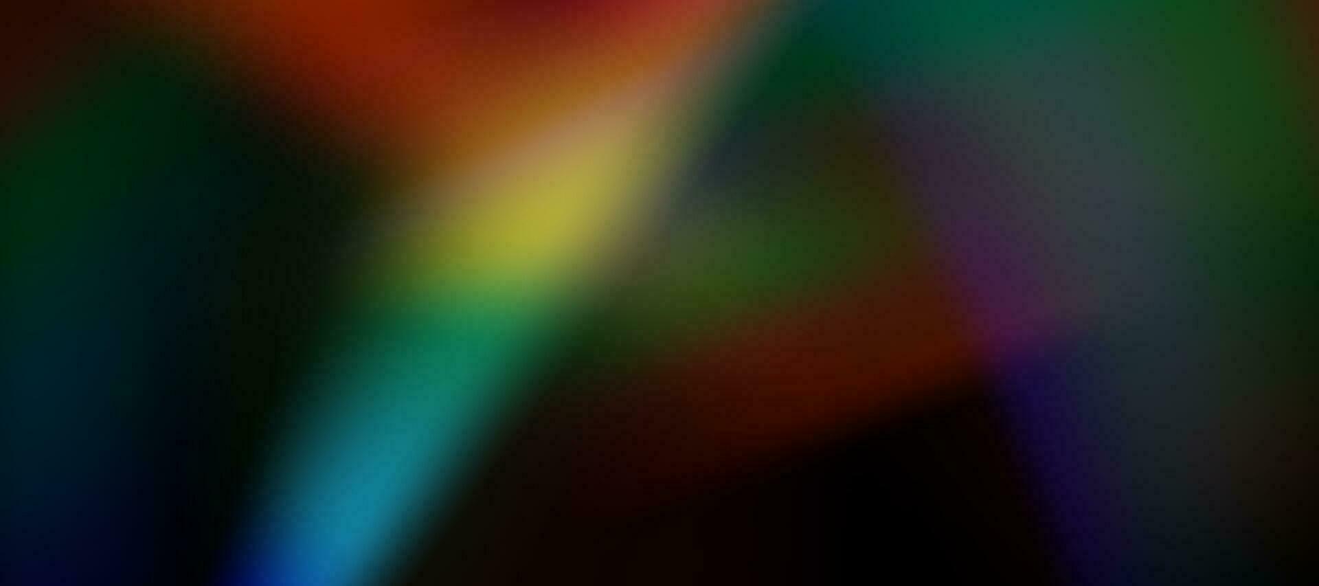 borrado arco Iris refração sobreposição efeito. luz lente prisma efeito. holográfico reflexão, cristal flare vazamento sombra overlay. vetor abstrato ilustração.