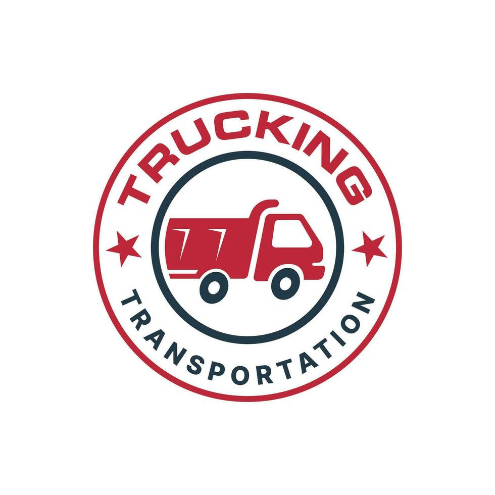 caminhões e transporte logotipo Projeto criativo moderno conceito vetor