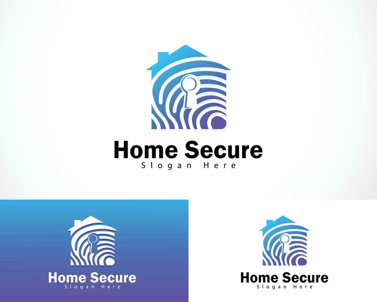 casa seguro logotipo criativo tecnologia criativo Projeto ícone vetor
