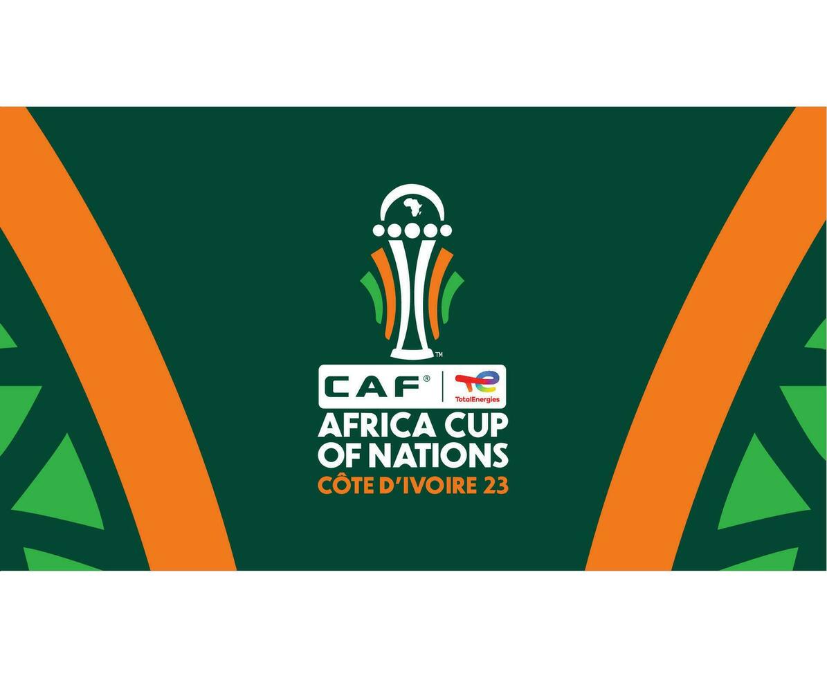 pode marfim costa 2023 símbolo logotipo africano copo do nações futebol Projeto vetor ilustração