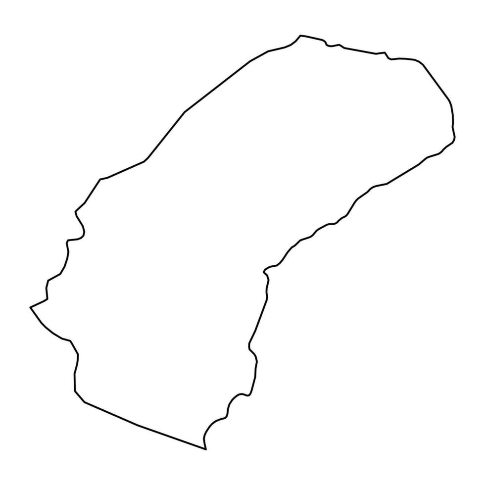 grande capa montar mapa, administrativo divisão do Libéria. vetor ilustração.