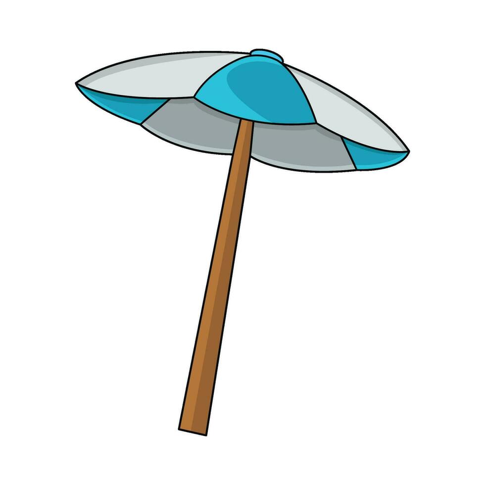 guarda-chuva de praia ilustração vetor