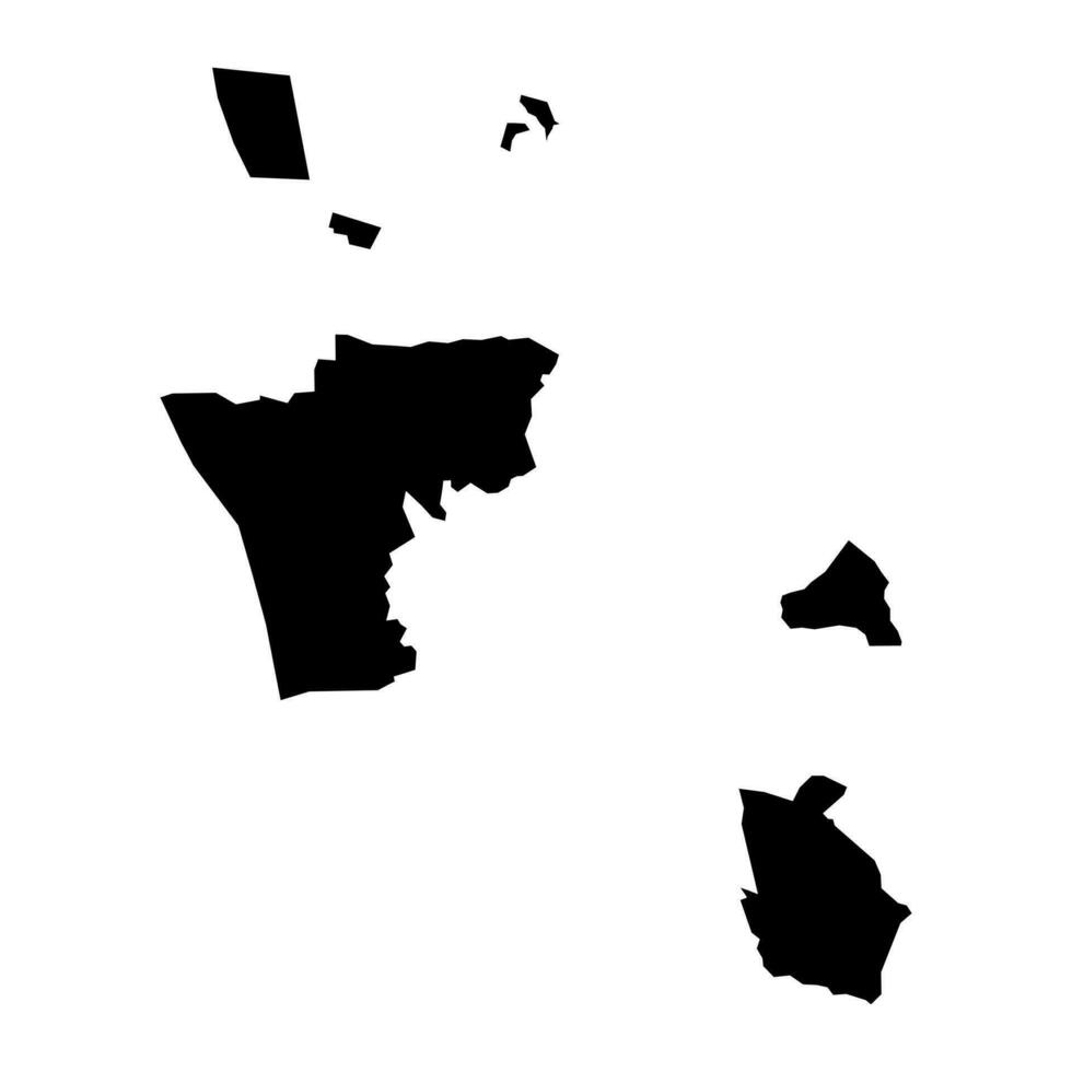 Vaduz município mapa, administrativo divisão do lichtenstein. vetor ilustração.