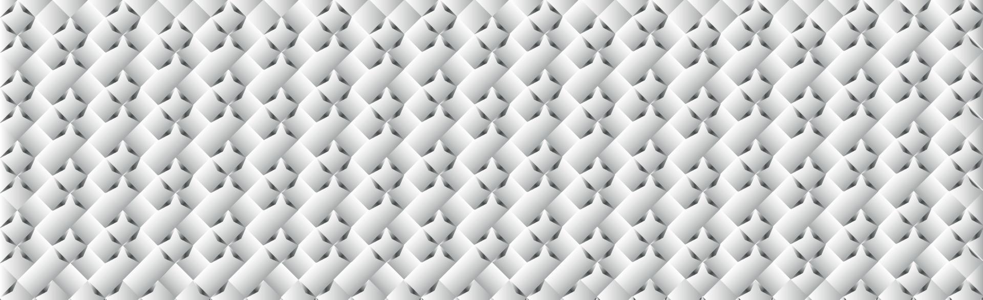 fundo abstrato cinza - retângulos volumétricos brancos - vetor