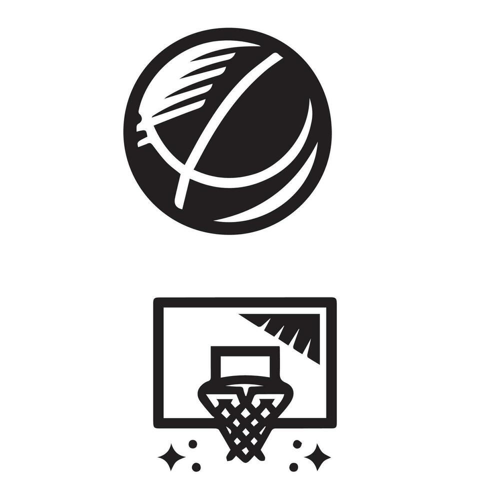 basquetebol ícone perfeito para logotipos, Estatísticas e infográficos. vetor