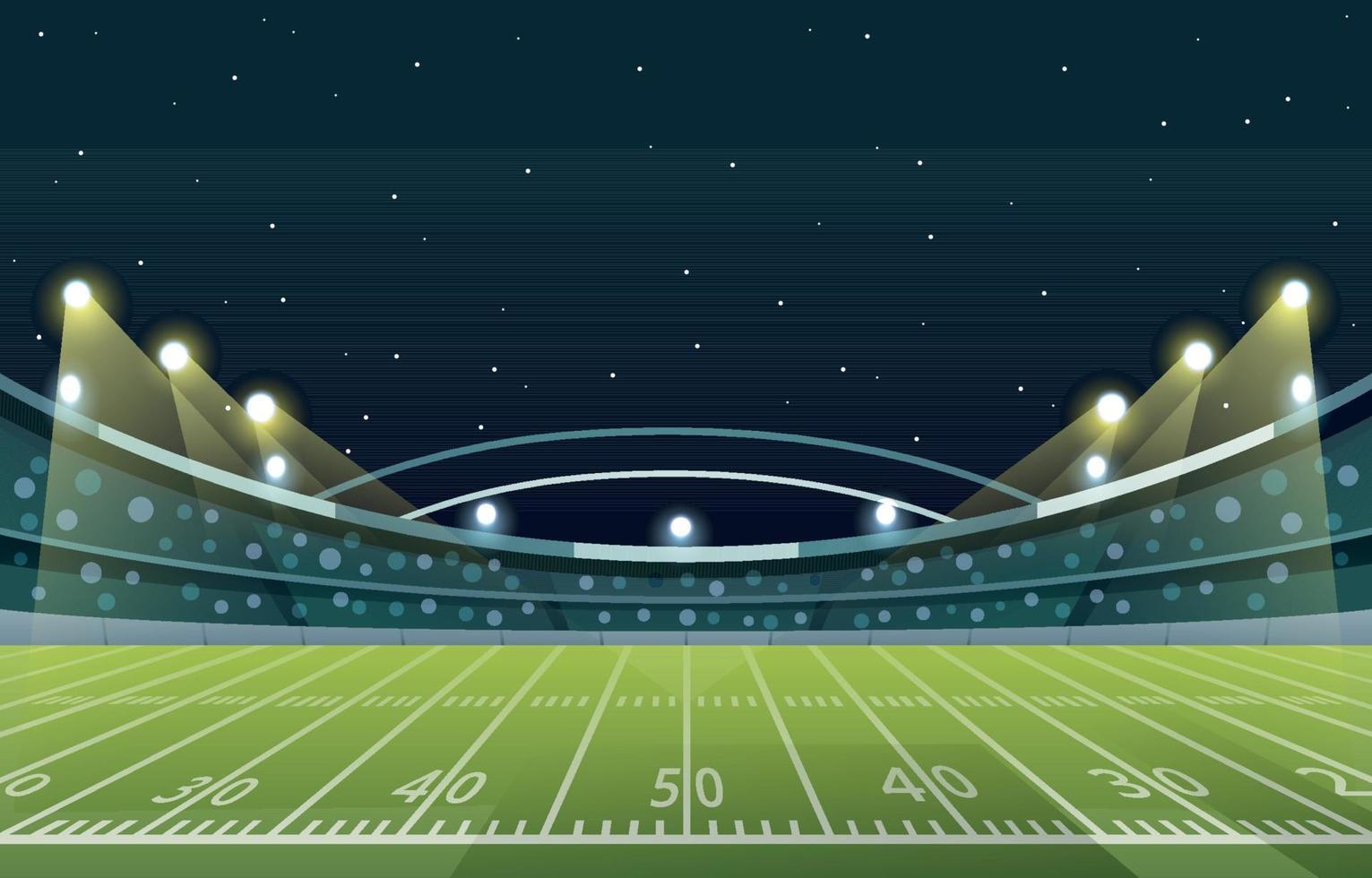 fundo do estádio superbowl vetor