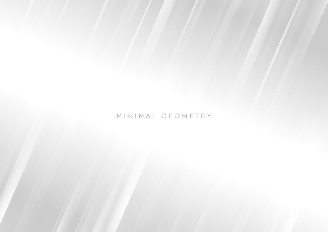 geometria abstrato bandeira Projeto com cinzento listras vetor