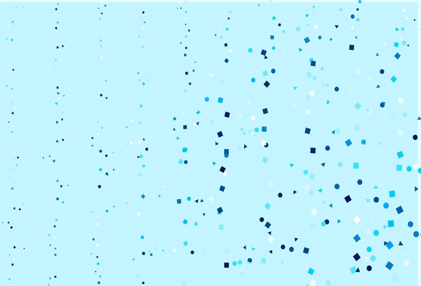 layout de vetor de azul claro com círculos, linhas, retângulos.