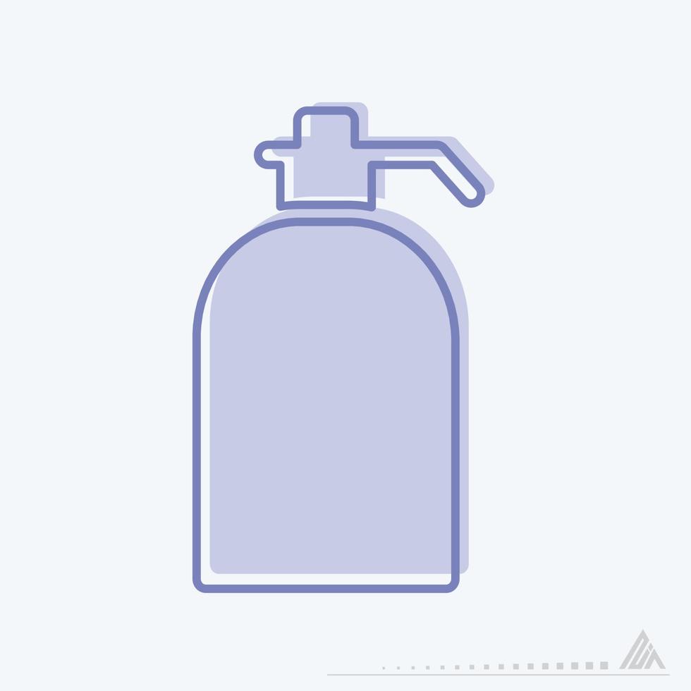 gráfico de vetor de - lavagem à mão - estilo gêmeos azuis