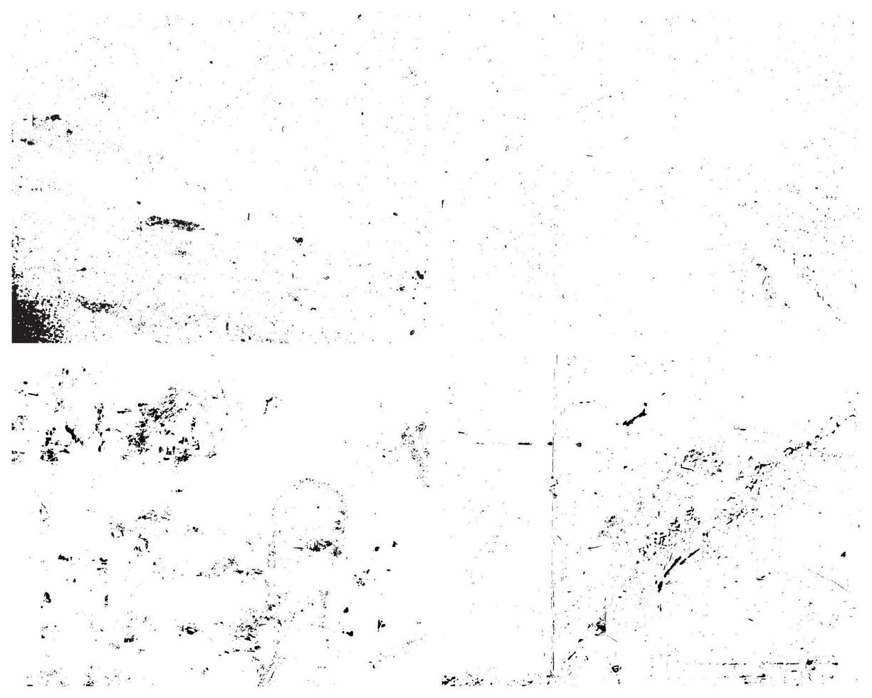 grunge texturas vector pack. textura de grão, textura áspera, textura vintage. efeito angustiado. textura de aflição.