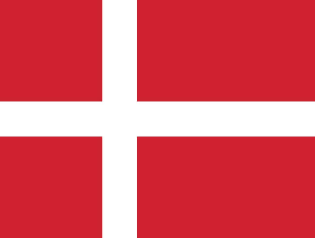 bandeira do dinamarca.nacional bandeira do Dinamarca vetor