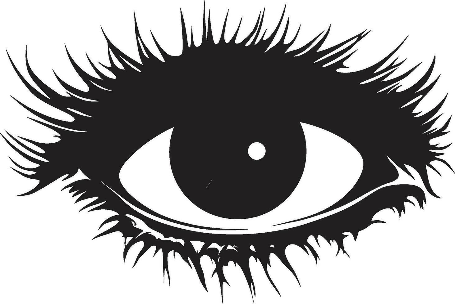 marca de visão lustroso olho vetor ícone ópticaviewgraffix elegante visão símbolo