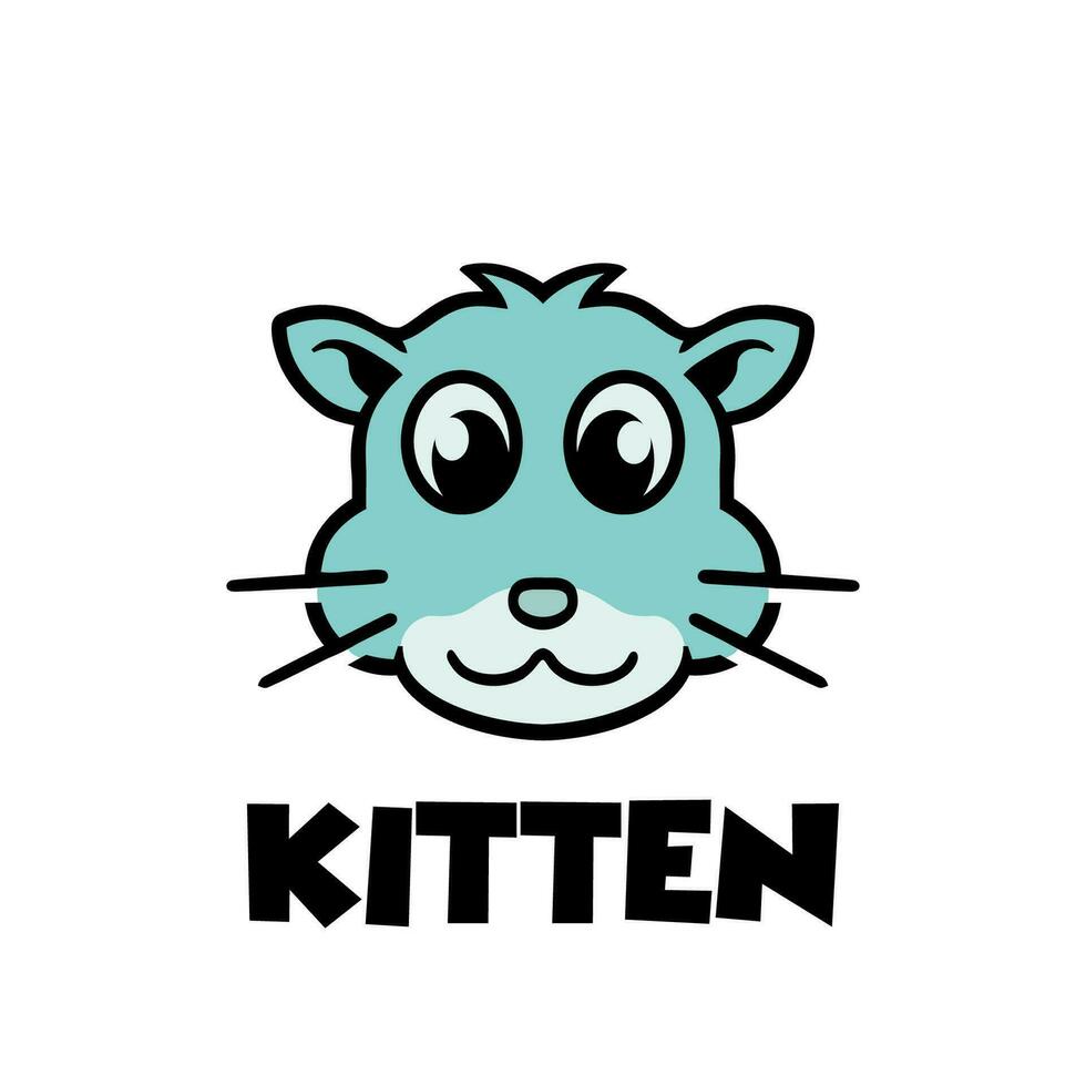 gatos retro tosca logotipo vetor