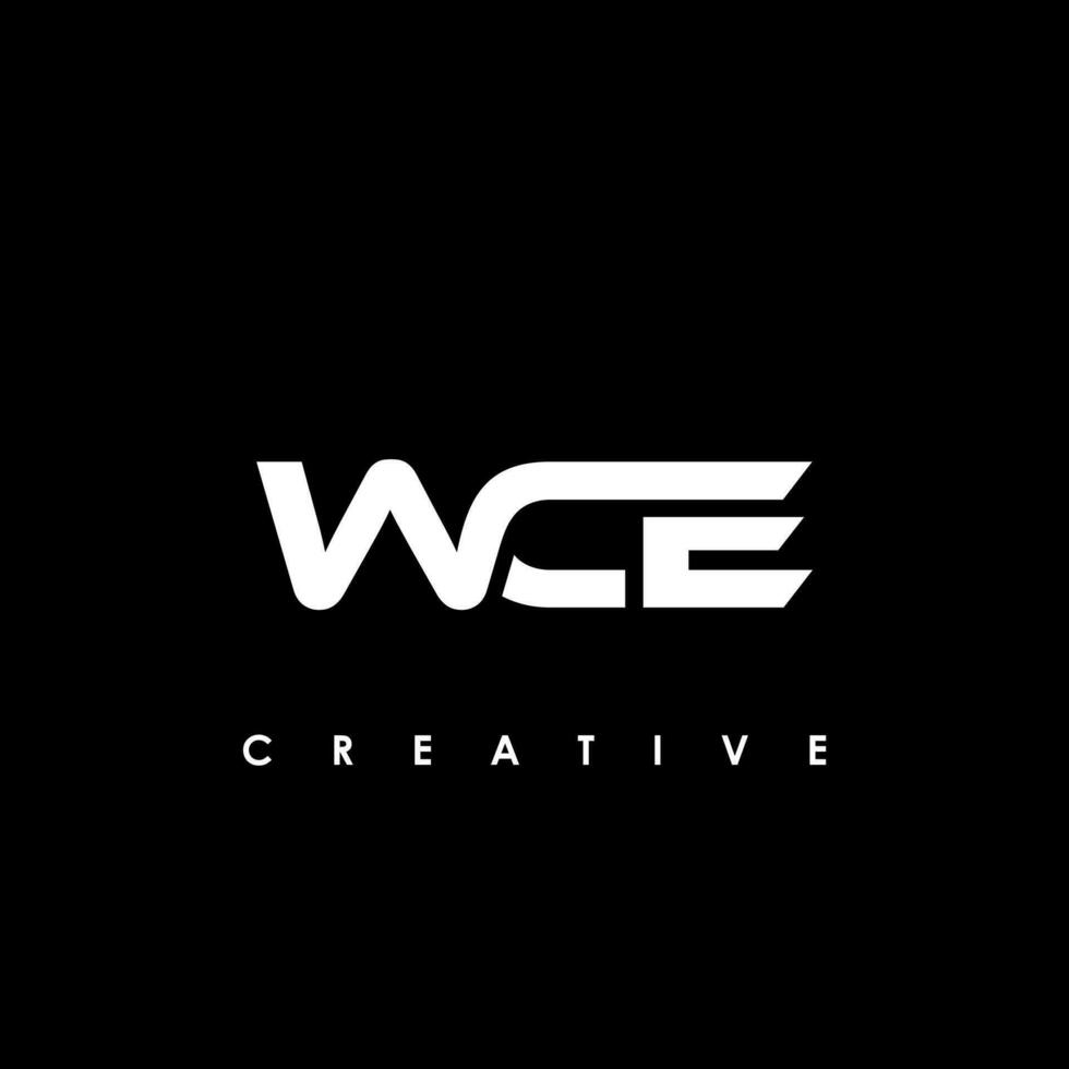 wce carta inicial logotipo Projeto modelo vetor ilustração