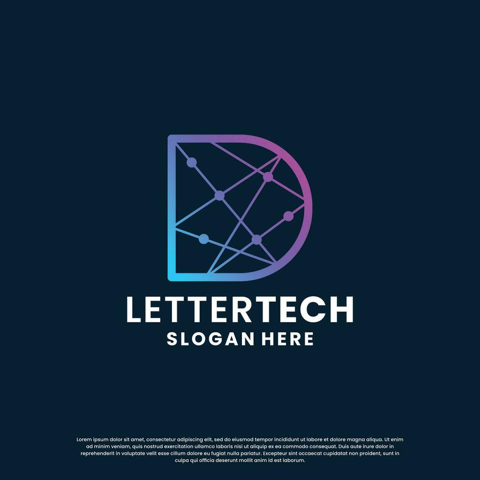 criativo carta d tecnologia, Ciência, laboratório, dados Informática logotipo Projeto para seu o negócio identidade vetor