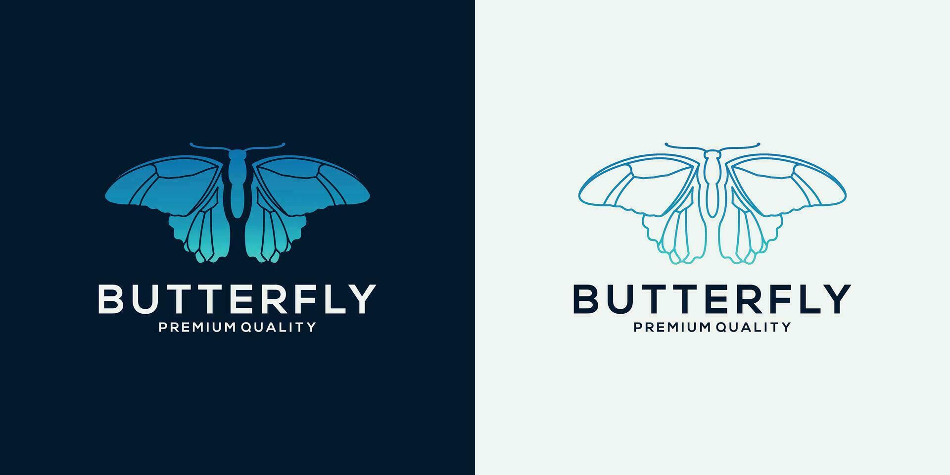 borboleta logotipo Projeto modelo para seu o negócio vetor