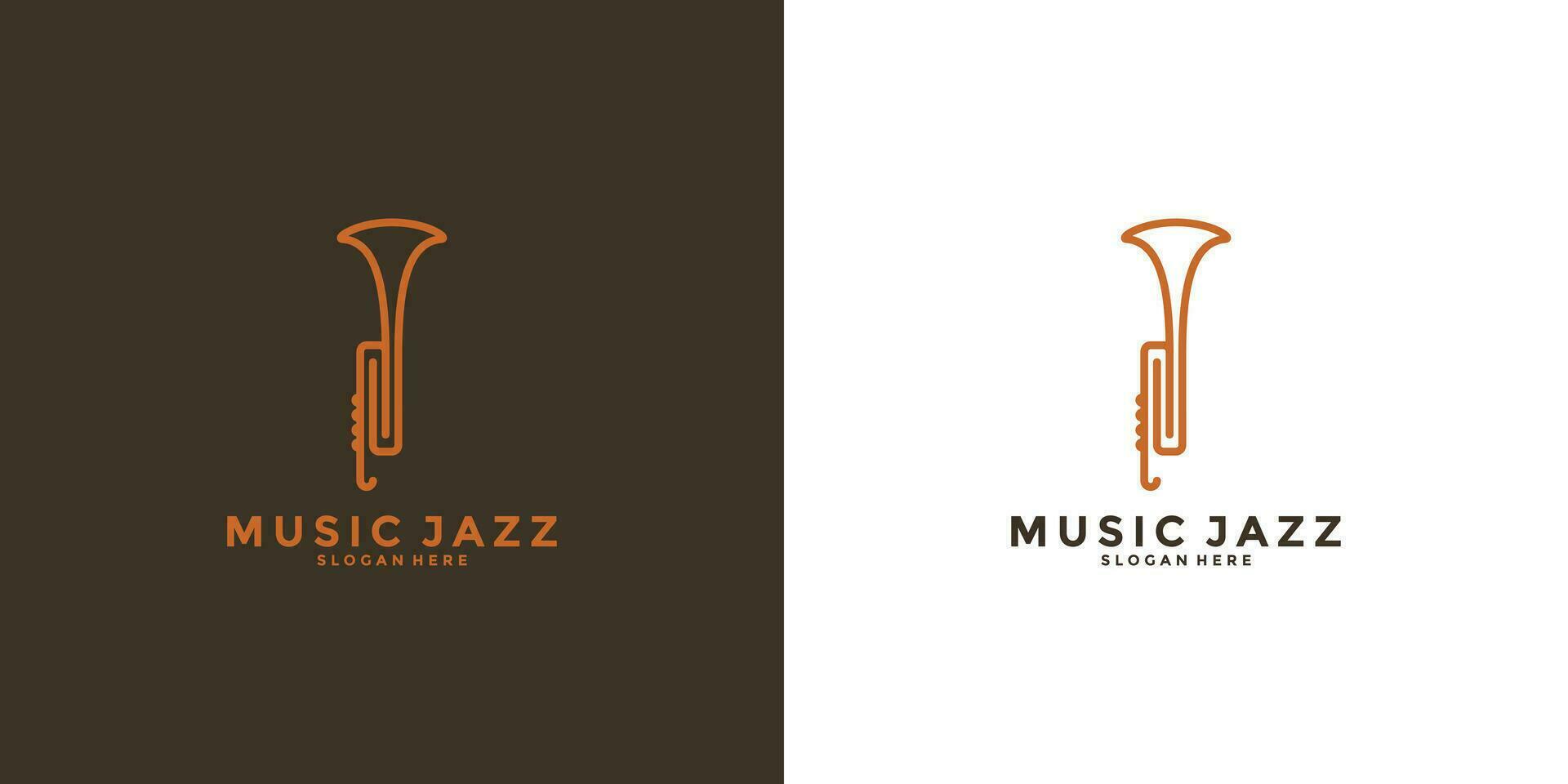 saxofone logotipo Projeto música jazz para seu o negócio vetor