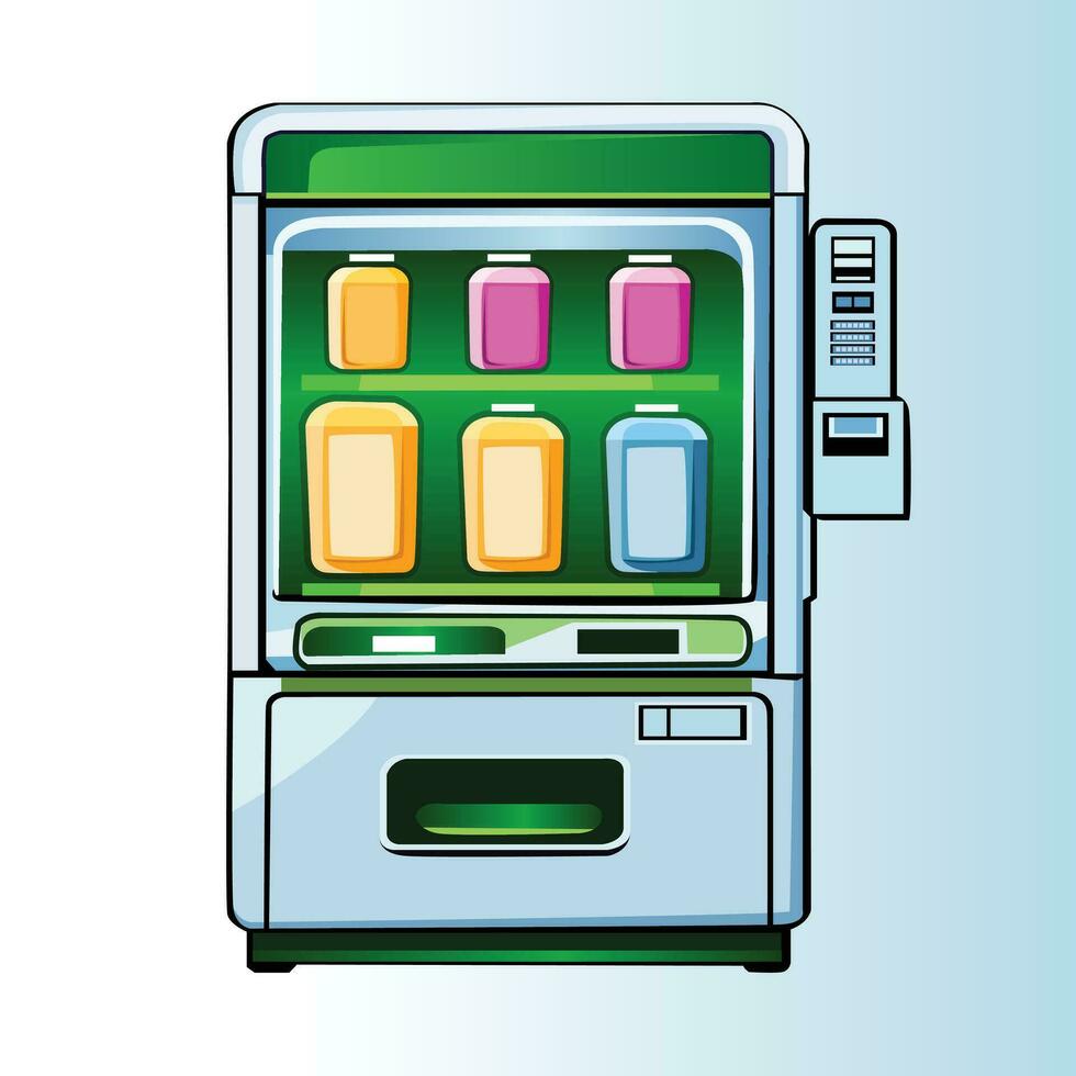 vending máquina ilustração vetor