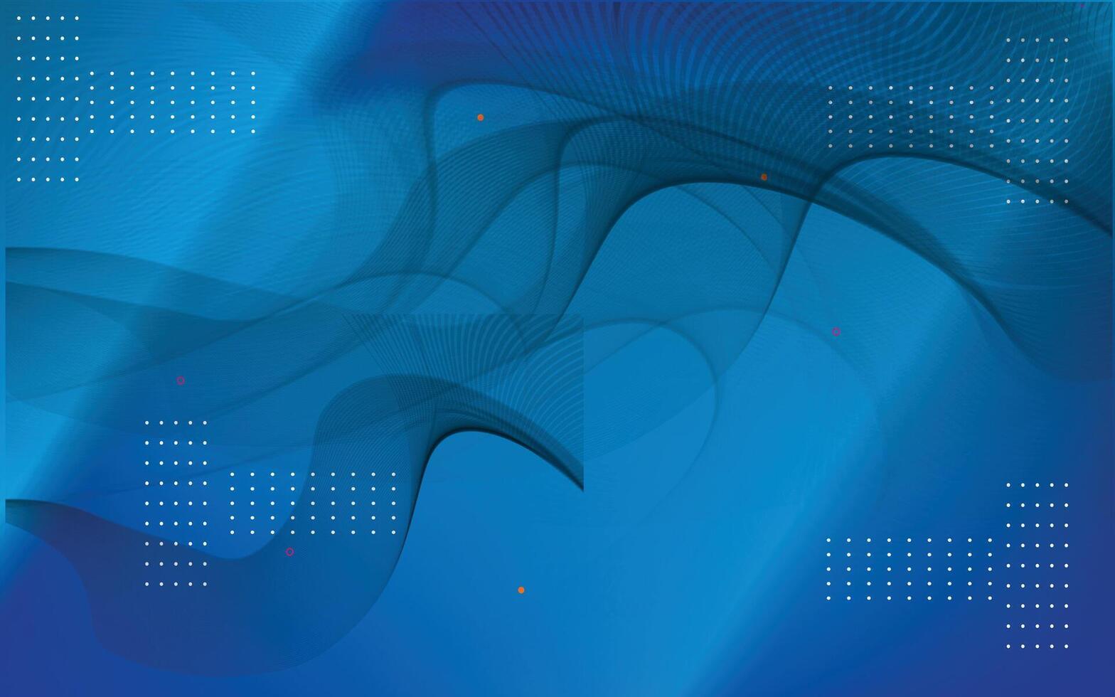 abstrato azul com ondas vetor