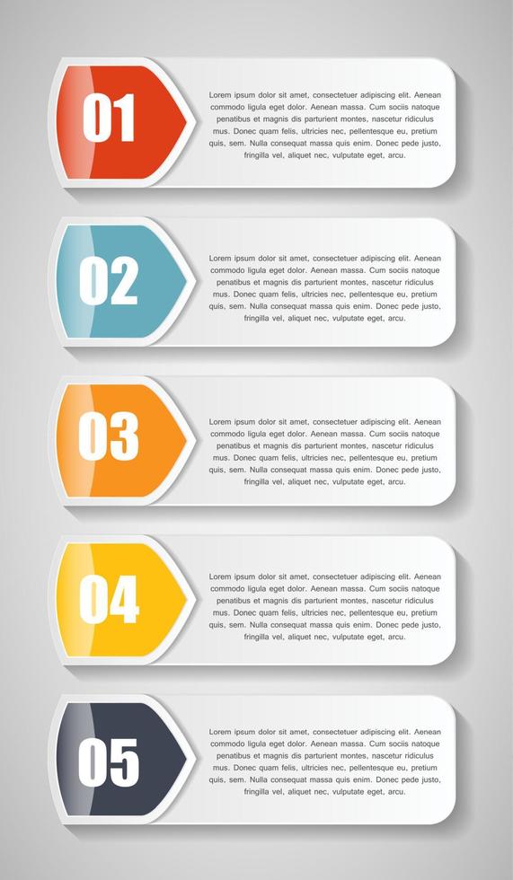 modelos de infográfico para ilustração vetorial de negócios. eps10 vetor