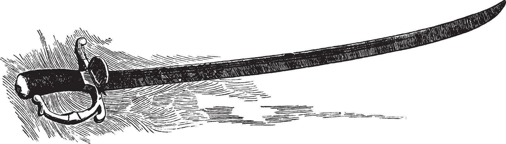 espada vintage ilustração vetor