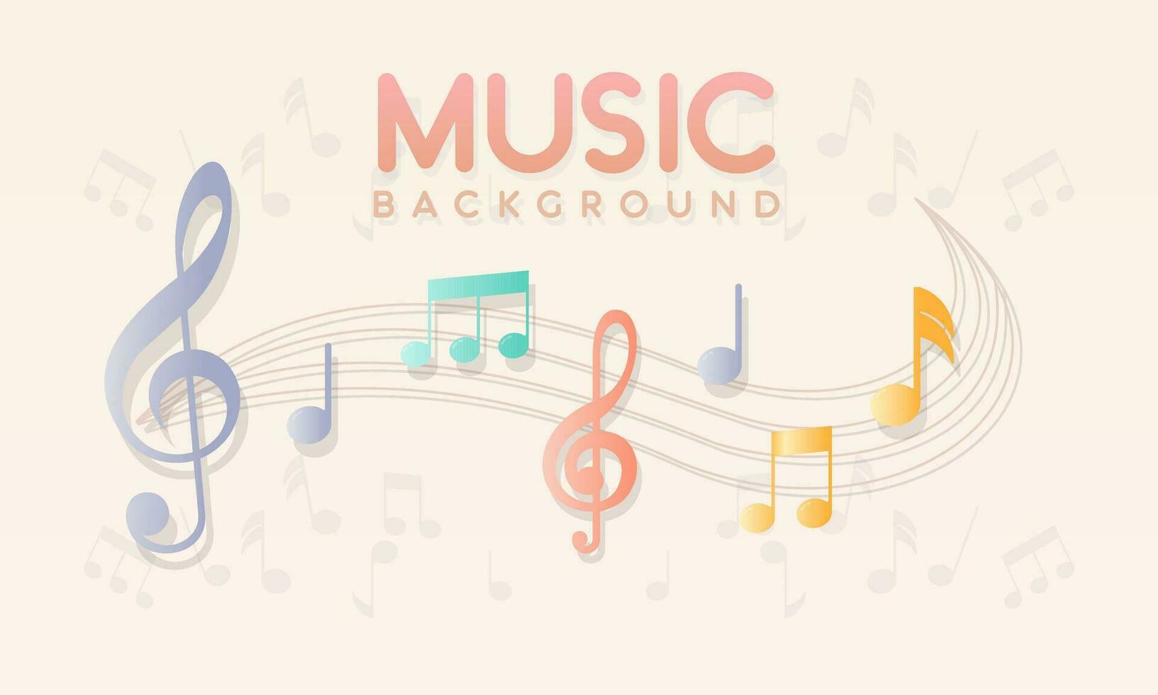 música notas, canção, melodia ou afinação logotipo vetor