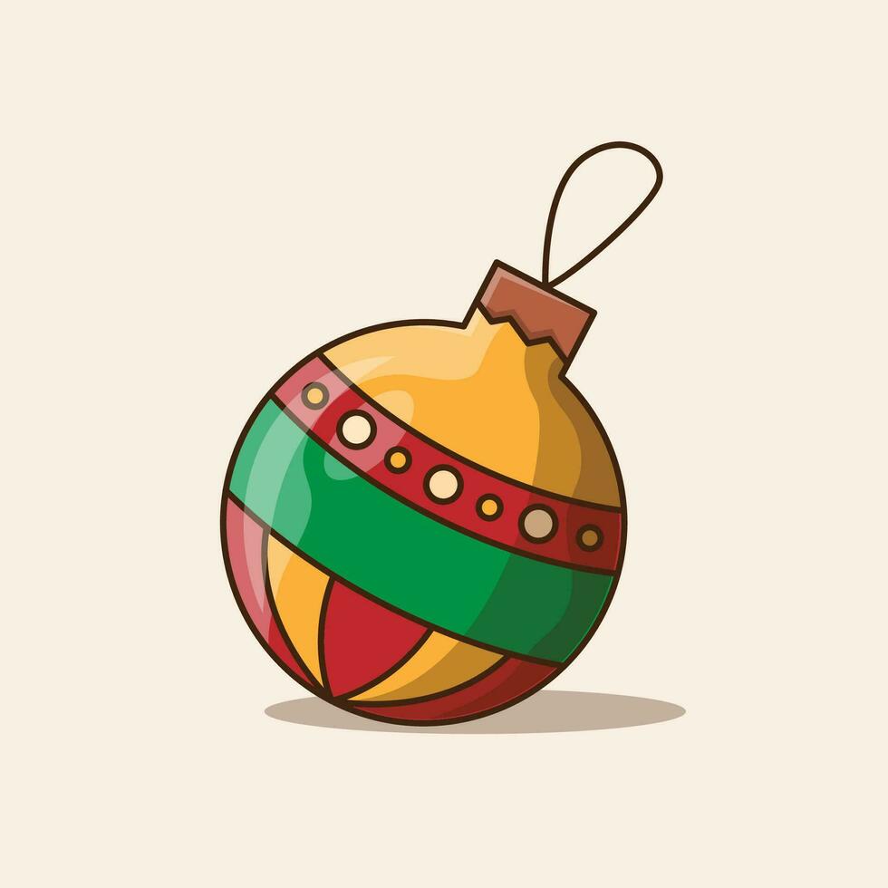 decoração bola Natal vetor