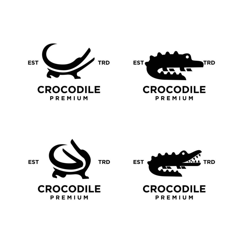 crocodilo logotipo ícone Projeto ilustração vetor