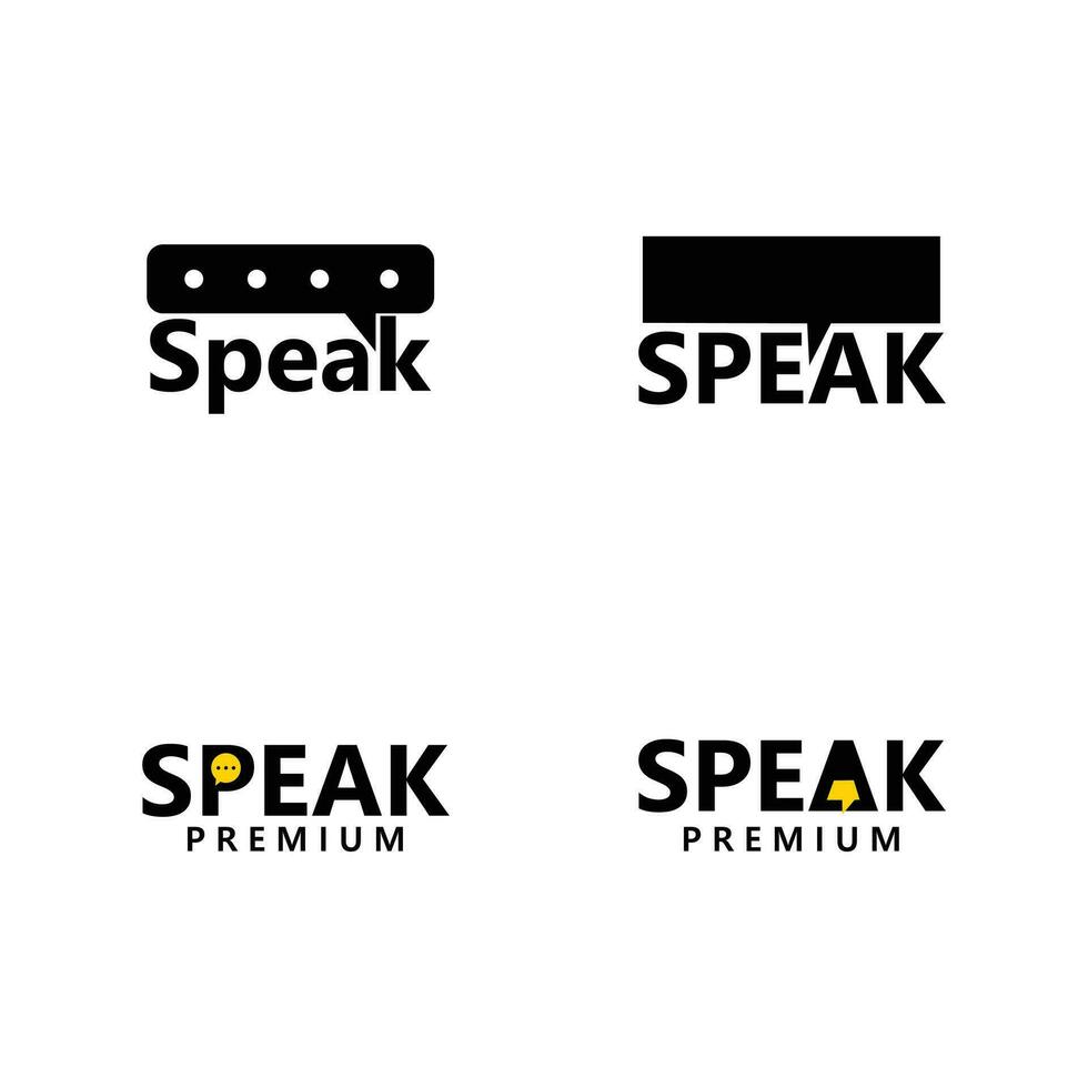 conversa discurso bate-papo carta logotipo ícone Projeto vetor