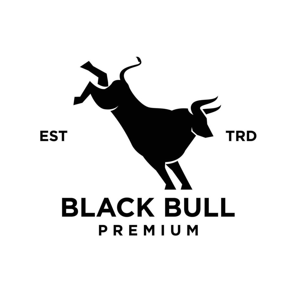 touro logotipo ícone Projeto ilustração vetor