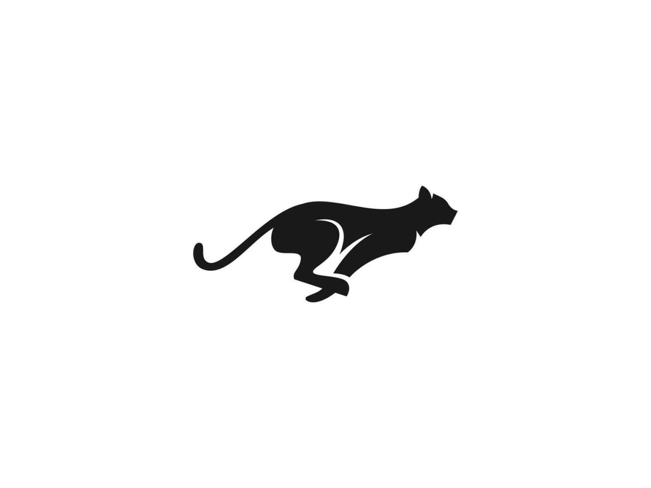 guepardo logotipo vetor ícone ilustração, tigre leopardo logotipo modelo