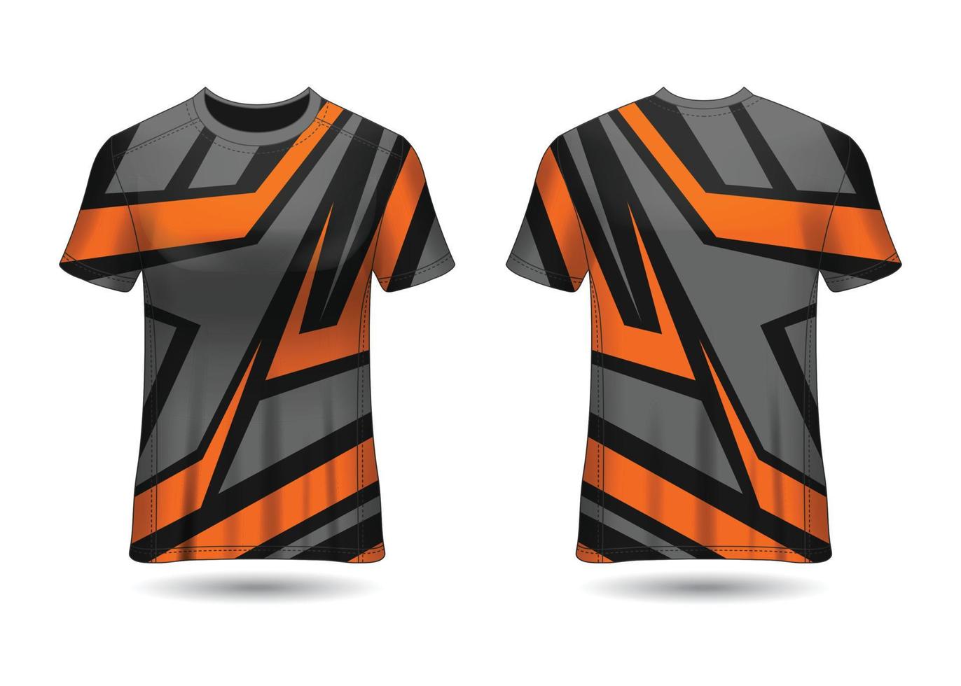 design de esporte de t-shirt. camisa de corrida para o clube vetor