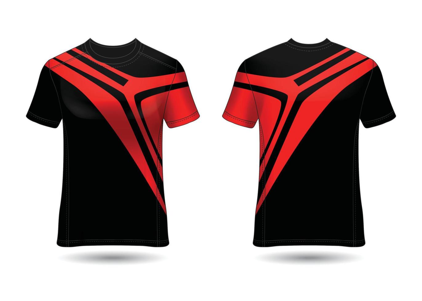 design de esporte de t-shirt. camisa de corrida para o clube vetor